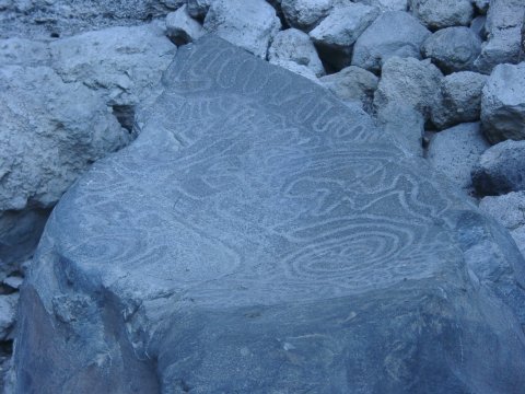 Petroglyphen an der Cueva del Belmaco