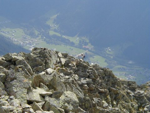 Hausberg Vorgipfel des Scheimersch 2370m - Auf- und Abstiegsweg